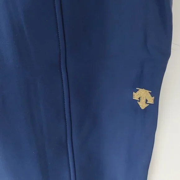 Vintage Descente Ski/Snow Pants High Waist Stirrups Navy Blue/Black Size 12 - Picture 5 of 11